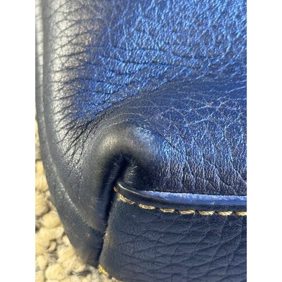 Dooney & Bourke Navy Leather Crossbody Bag With Adjustable Strap - Picture 8 of 12